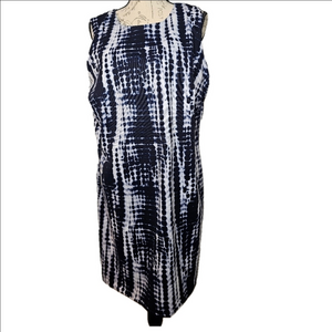 Michael Kors Tie Dye Sleeveless Sheath Dress, Women's Plus Size 1X ✨️NWT✨️